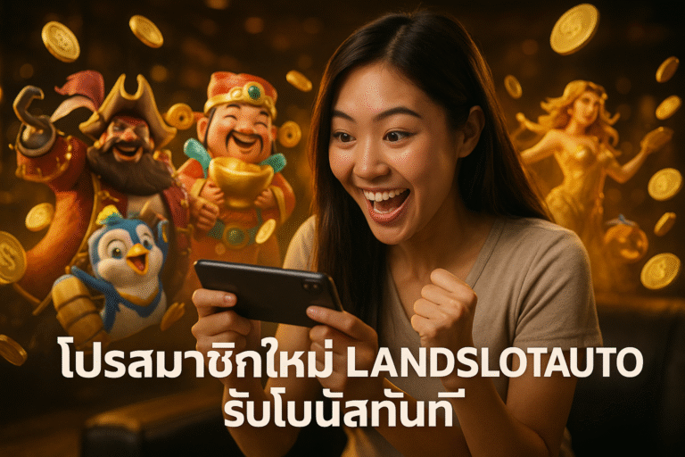 โปรสมาชิกใหม่ LANDSLOTAUTO รับโบนัสทันที