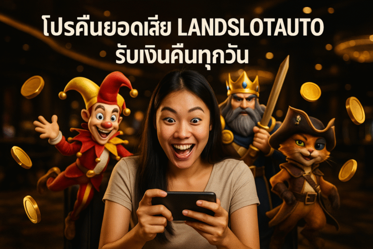 โปรคืนยอดเสีย LANDSLOTAUTO รับเงินคืนทุกวัน