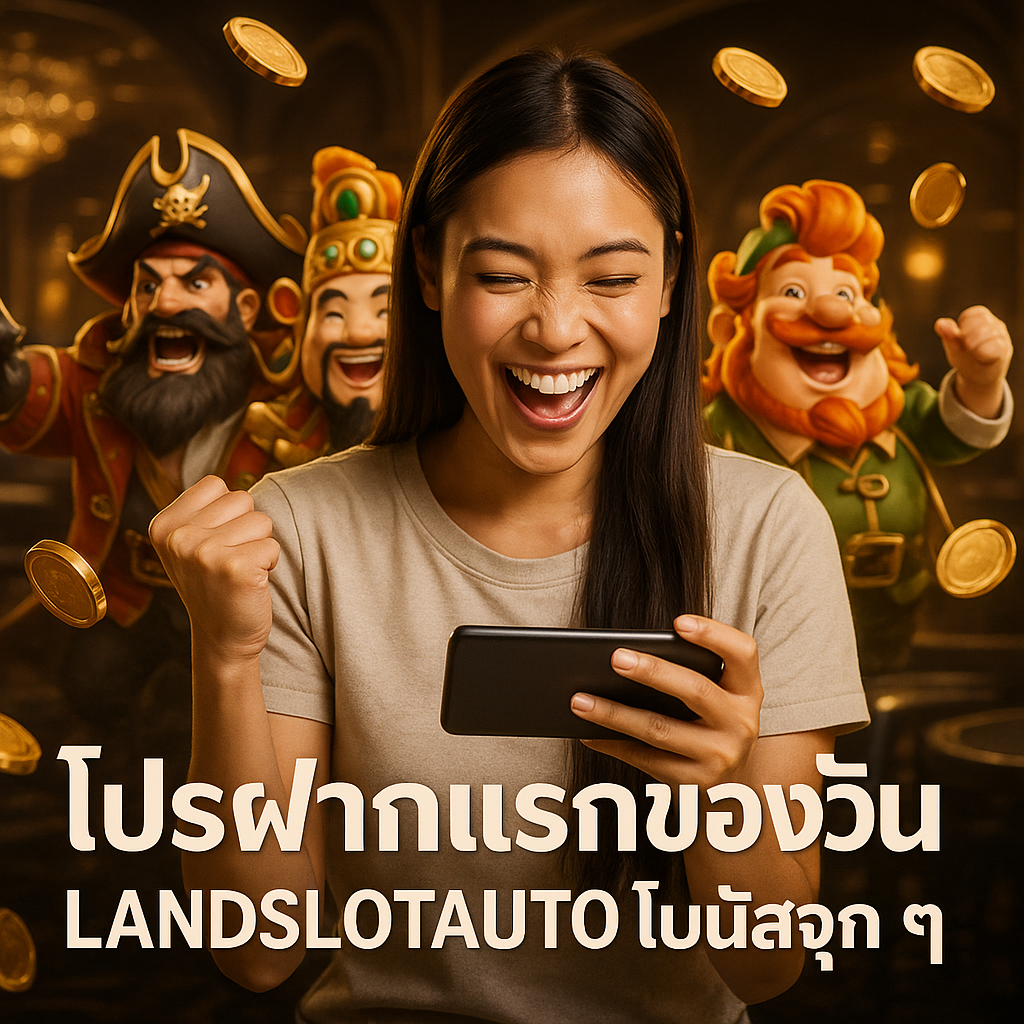 โปรฝากแรกของวัน LANDSLOTAUTO โบนัสจุก ๆ