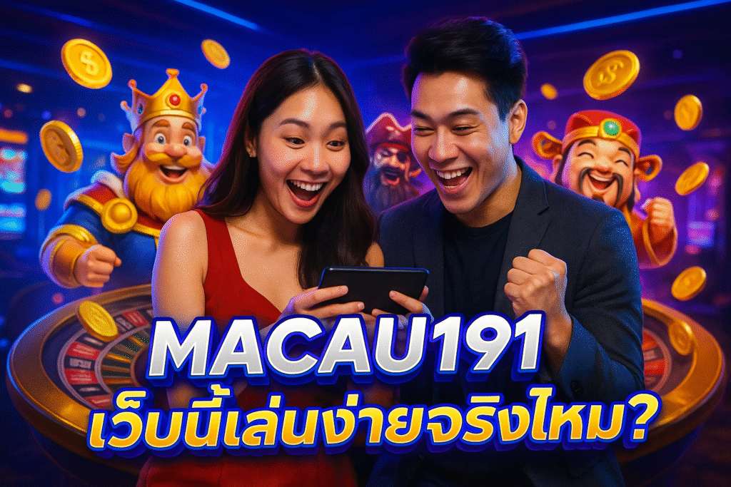 MACAU191 เว็บนี้เล่นง่ายจริงไหม?