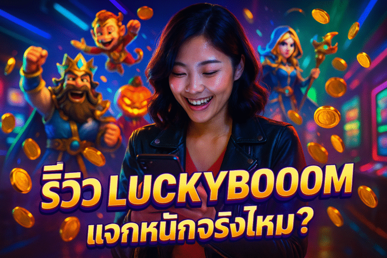 รีวิว LUCKYBOOM แจกหนักจริงไหม?
